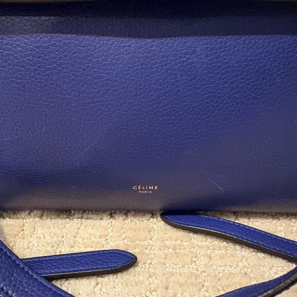 Celine Mini Belt Bag Navy Blue Calfskin - Picture 2 of 15